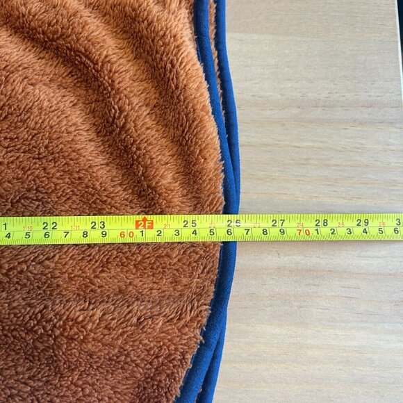 Perch Blue Pepper Faux Sherpa Womens Plus 2X Vest Brown NWOT - Picture 9 of 9